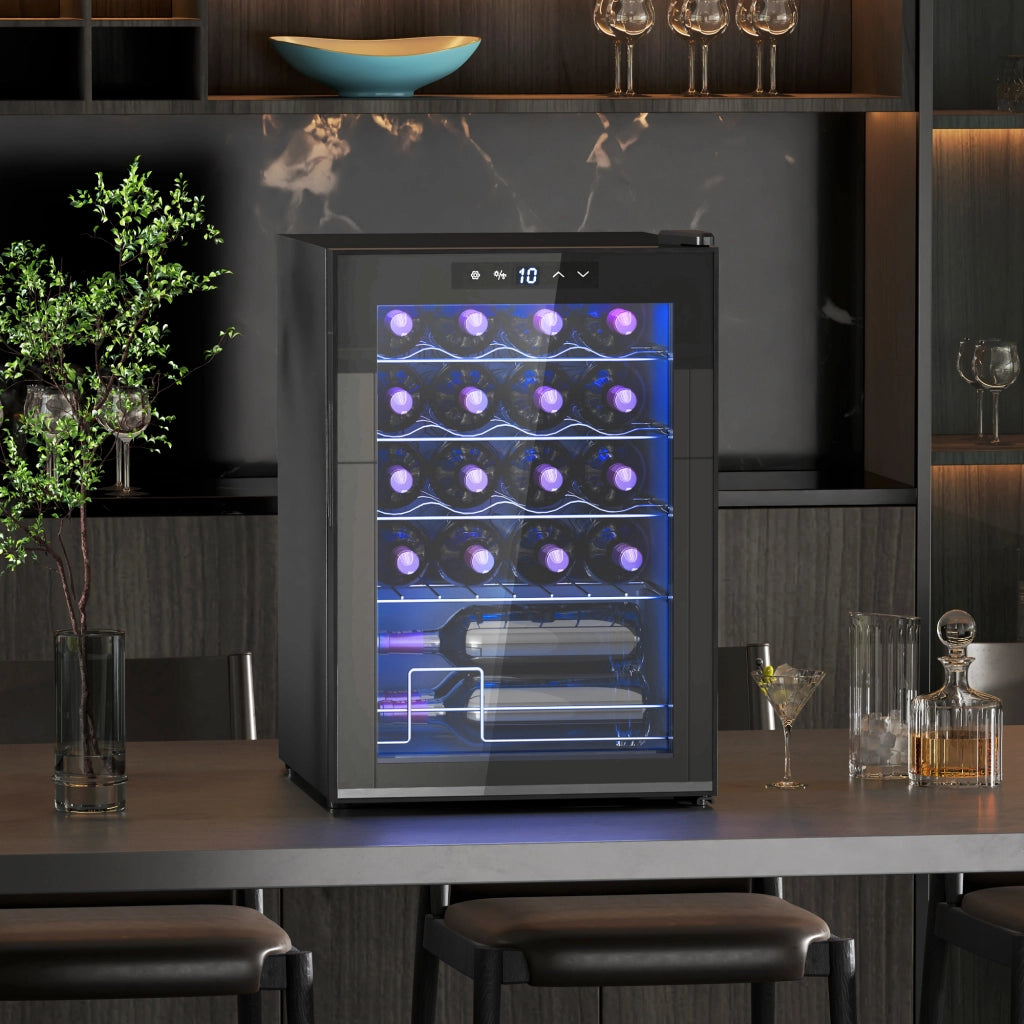 Cantinetta per vino 20 bottiglie ¨C zephmum ¨C 53L nero