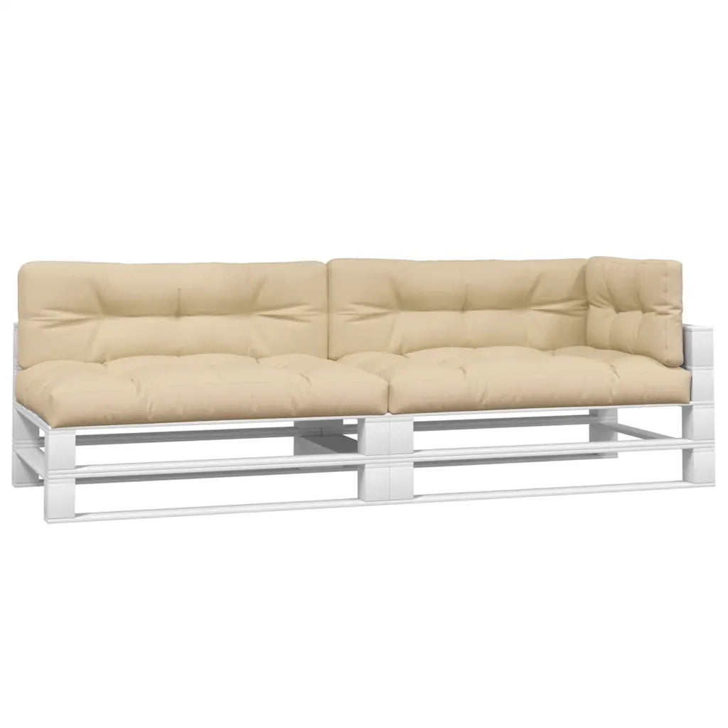 Cuscini per Pallet 5 pz Beige in Tessuto 314576