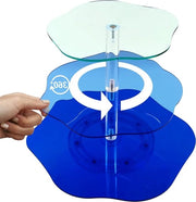 Piatti da Tè per Festa di Compleanno - Stand per Torta e Dessert - Piatto di Servizio Reutilizzabile per Festa di Matrimonio