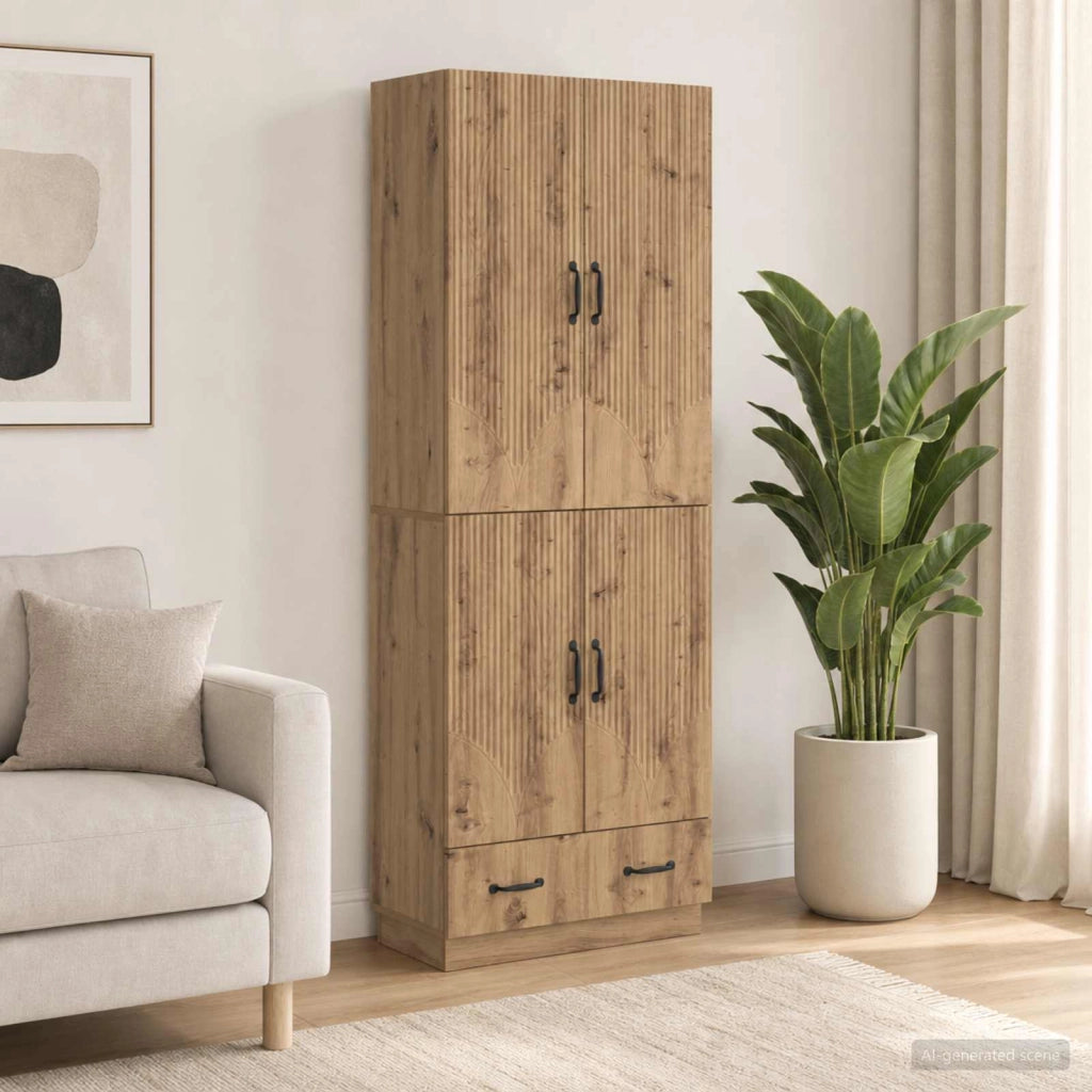 Set di armadi 2 pz Rovere Artigianale Legno ingegnerizzato 3416780