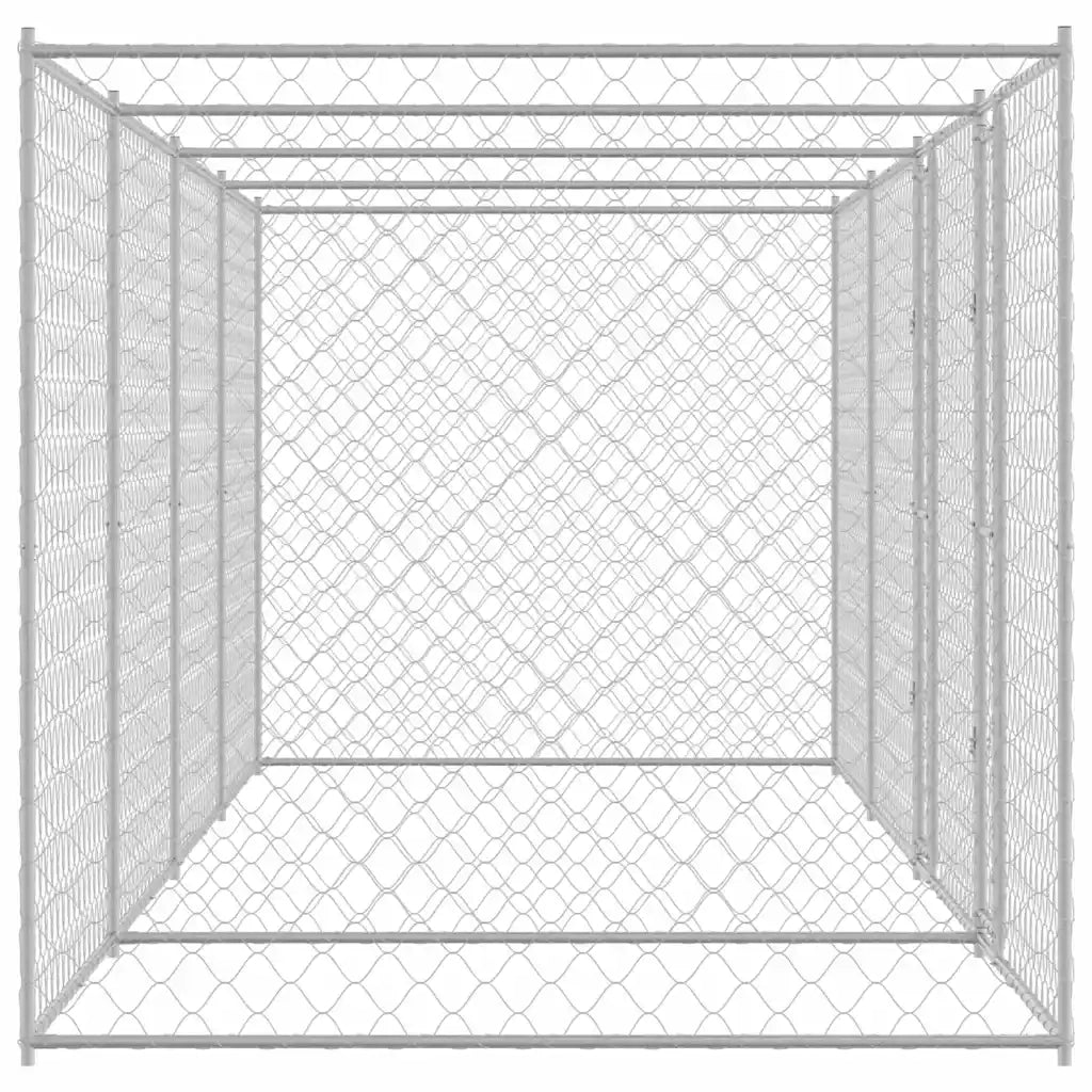 Gabbia per cani Argento 800 x 200 x 200 cm Acciaio zincato