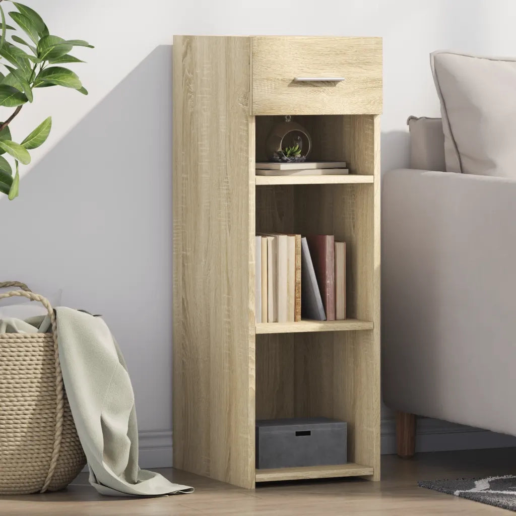 Credenza-Buffet-Armadio da cucina Rovere Sonoma 30x42,5x93 cm in Legno Multistrato 654668