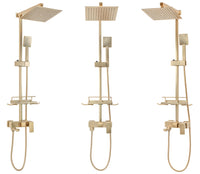 Set Doccia Rea Jack Brushed Gold