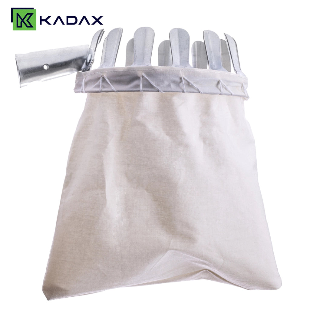 KADAX Raccolta mele e frutta, sacchetto raccogli-frutti da 18 cm senza manico