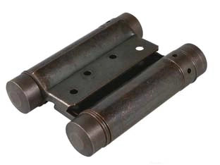 CERNIERE A MOLLA TIPO BOMMER ACCIAIO BRONZATO ART.108- - mm.100 - 1 coppia IBFM