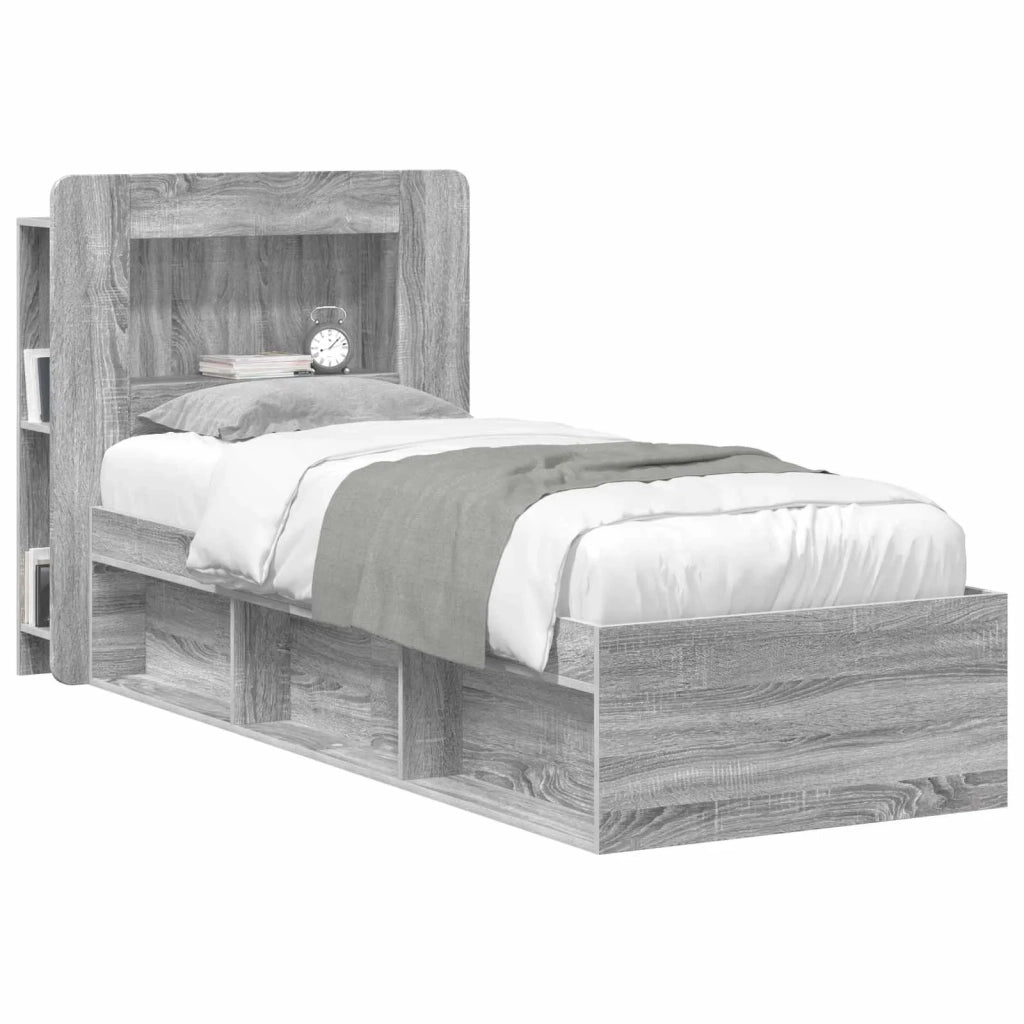 Testata del letto Grigio Sonoma Legno ingegnerizzato 8001252