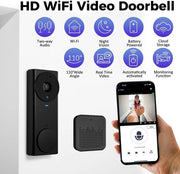 Visore intelligente wireless deurbellore con display HD remoto attivo con lunga durata di vita