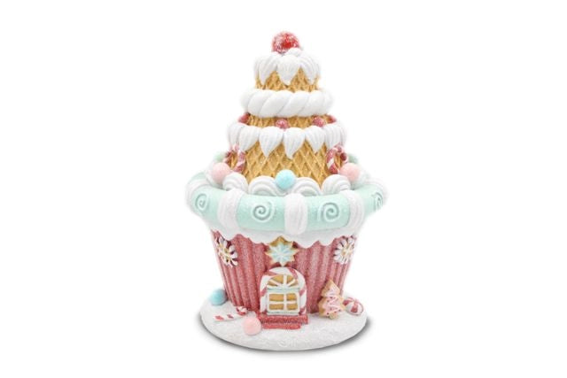 Decorazione Casa Natalizia Dolcetto in Resina 20 cm