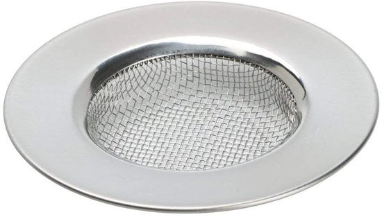 Filtro di scarico in acciaio inossidabile - Filtratore per getti d'acqua - Prevenzione ostruzioni - Diametro esterno 7,6 cm