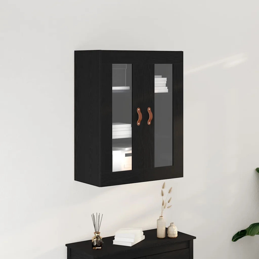 Armadietto a muro Rovere Nero 69,5 x 34 x 90 cm 862161