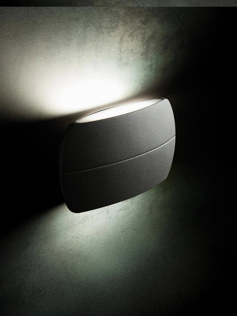 Applique da Esterno a LED 5W+5W 3000K Sovil Bianco
