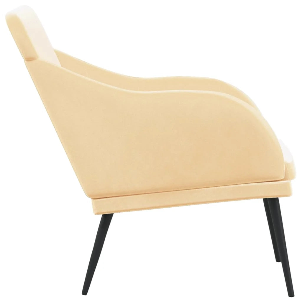 Panca/panca in velluto crema 110 x 76 x 80 cm 02_0010642