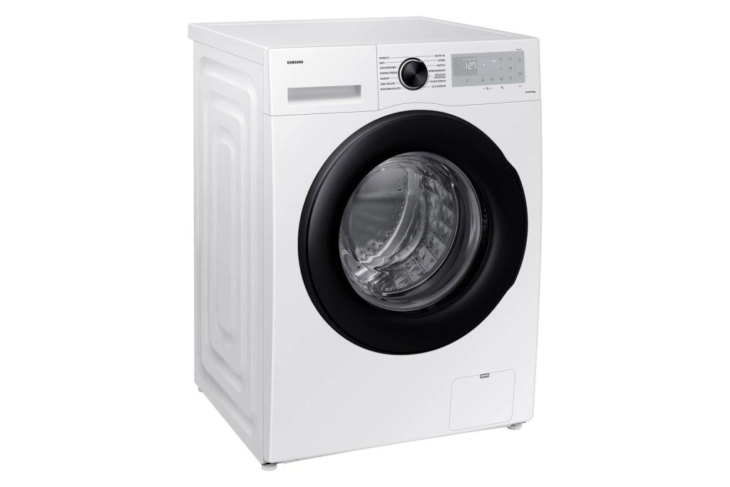 Samsung Crystal Clean WW90CGC04DAHET Lavatrice a carica frontale 9Kg Classe A  Ecobubble SmartThings con AI Energy Mode Pulizia Cestello Bianco