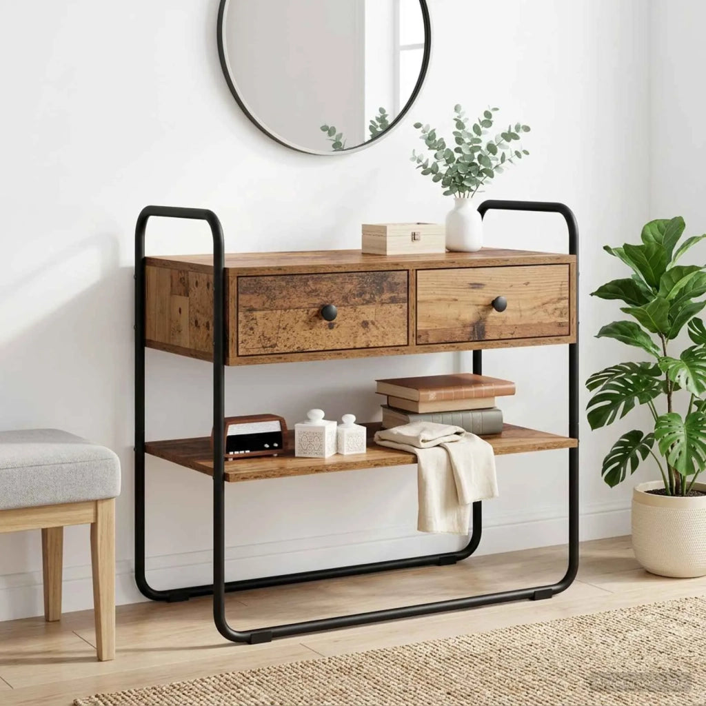 Tavolo consolle Legno antico 80 x 40 x 75 cm 8007549