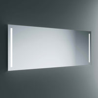 Lineabeta - Specchio LED Art 60x80cm dimmerabile con cornice grigia