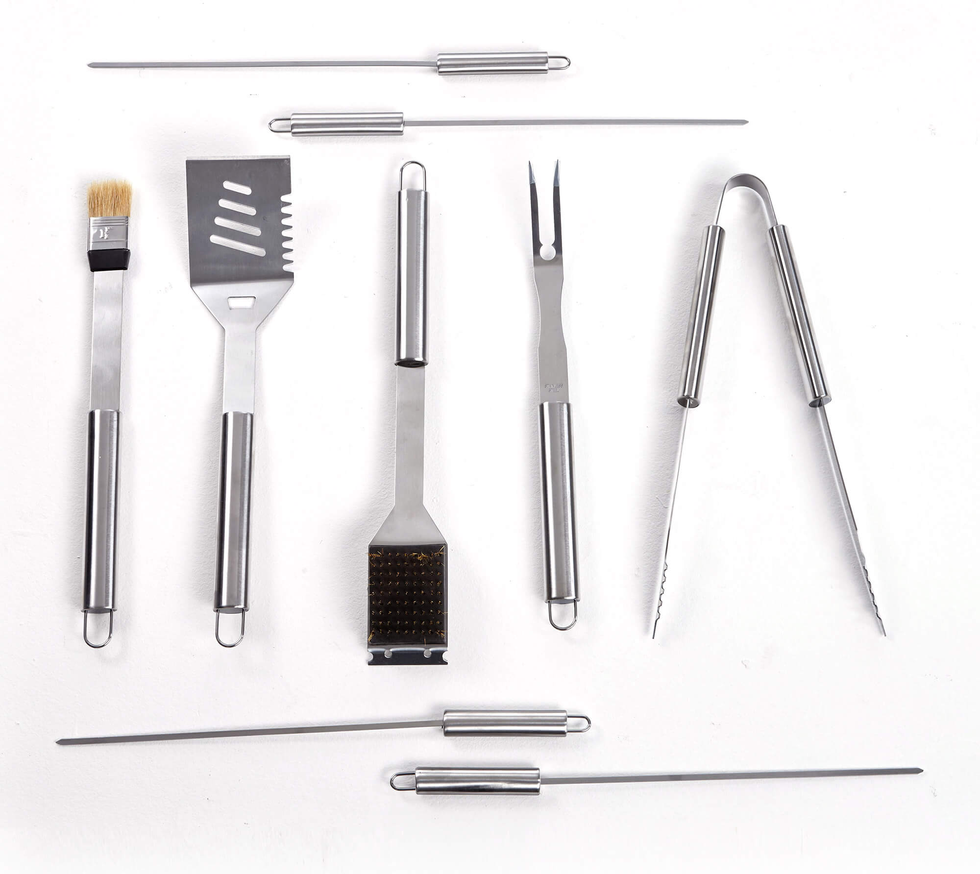 Set 11 Utensili Accessori per Barbecue con Valigetta