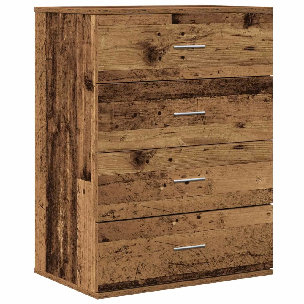 Credenza | Madia | Buffet da pranzo | Armadio da pranzo Legno vecchio 60 x 39 x 80 cm Legno multistrato