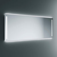 Lineabeta - Specchio LED Art 60x80cm con cornice grigia e antiappannamento