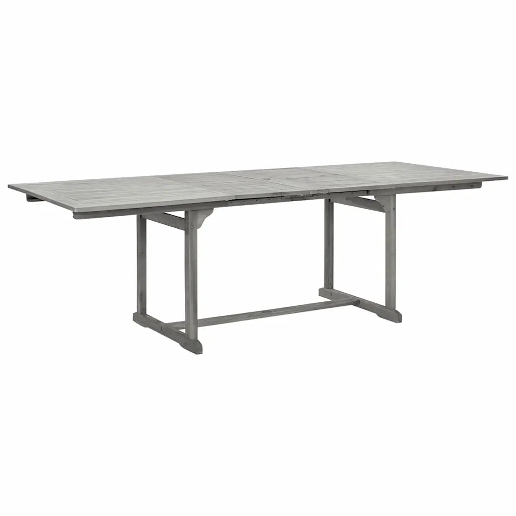 Set da Pranzo per Giardino 7 pz in Legno Massello di Acacia cod mxl 39487