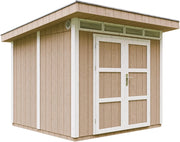 Casetta da Giardino di QUALIT? PREMIUM 5,9m?²-L279xW293cm - TIMBELA M903A-TERRA BROWN