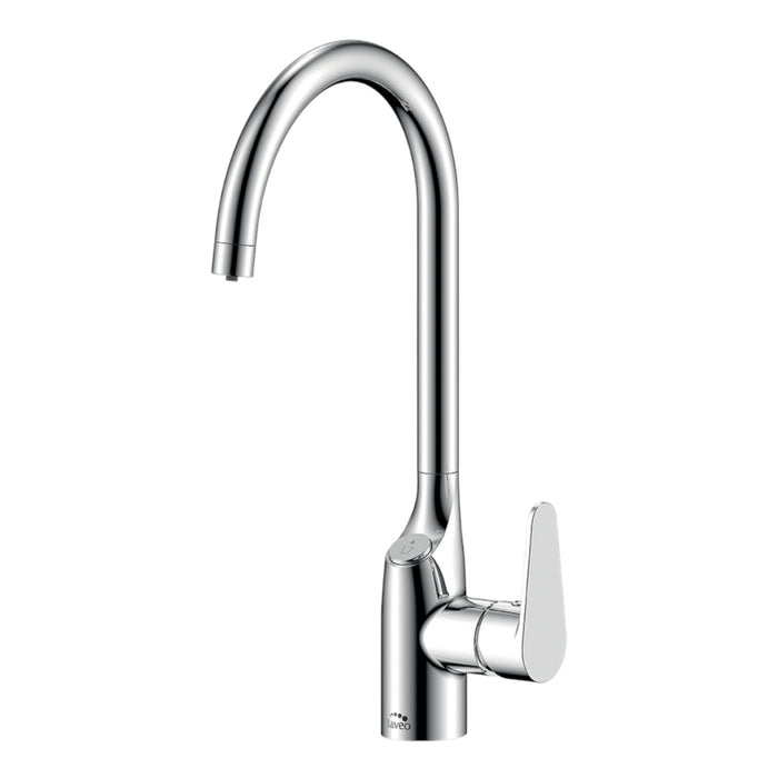 Rubinetto Lavello con Filtro Acqua | Beccuccio a U 360°, Cromato o Nero, Acqua Filtrata Direttamente dal Rubinetto