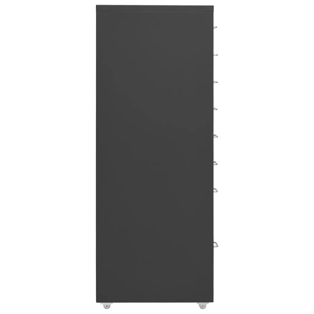Schedario Mobile Antracite 28x41x109 cm in Metallocod mxl 130092