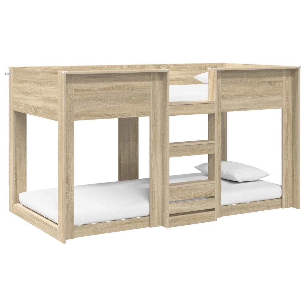 Letto a Castello per Bambini Rovere Sonoma 80 x 200 cm