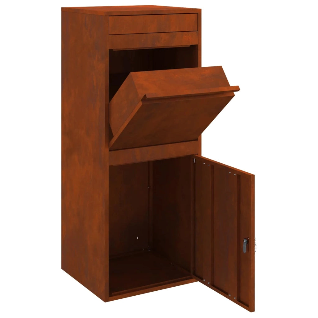 Cassetta per pacchi con archiviazione Ruggine 41 x 38 x 103 cm