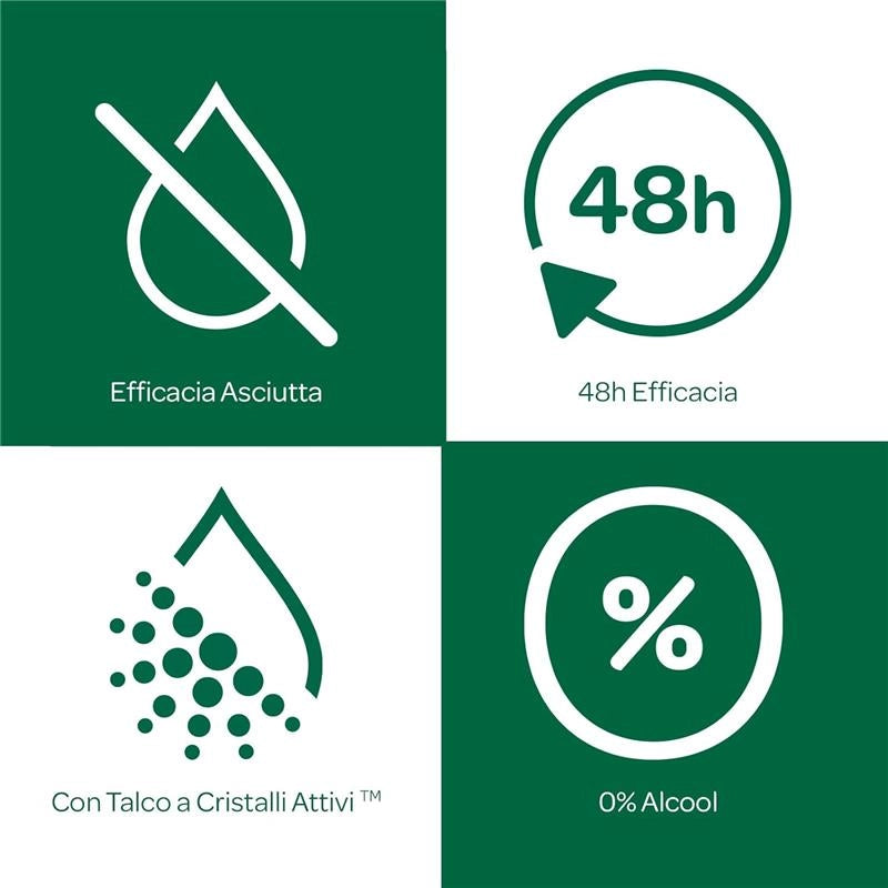 BOROTALCO DEODORANTE STICK ORIGINALE NO ALCOOL E SALI DI ALLUMINIO TRIPLA PROTEZIONE ASCIUTTA PROFUMO DI BOROTALCO 40 ML