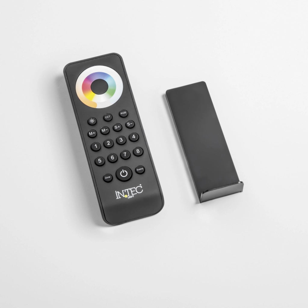 RADIOCOMANDO RF 2,4G PER CONTROLLO RGB E RGBW E RGB+CCT 8 ZONE BATTERIA CR2032