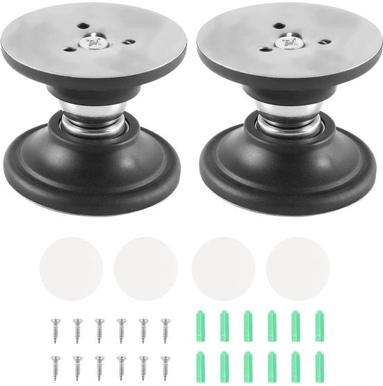 Blocco Porta Magnetico - Porta Buffer - Porta Viscostatico - Porta Stopper Adesivo - Porta Stopper per Camper - In Acciaio Inossidabile e PVC
