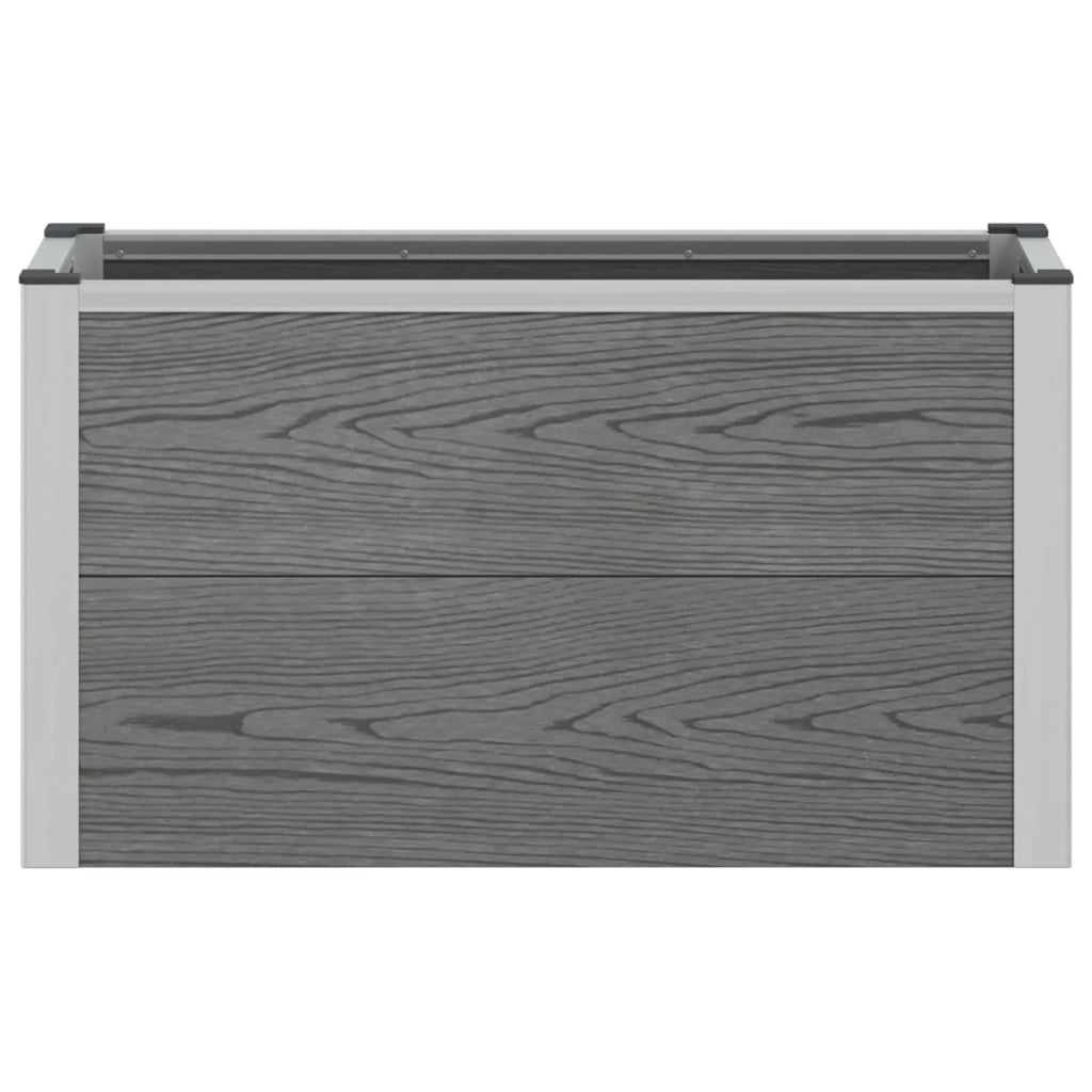 Letto rialzato da giardino Grigio 75 x 30 x 22 cm 42039083