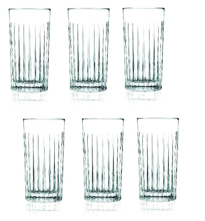 Set 6 Bicchieri da Tavola Bibita Timeless 44 cl RCR Cristalleria