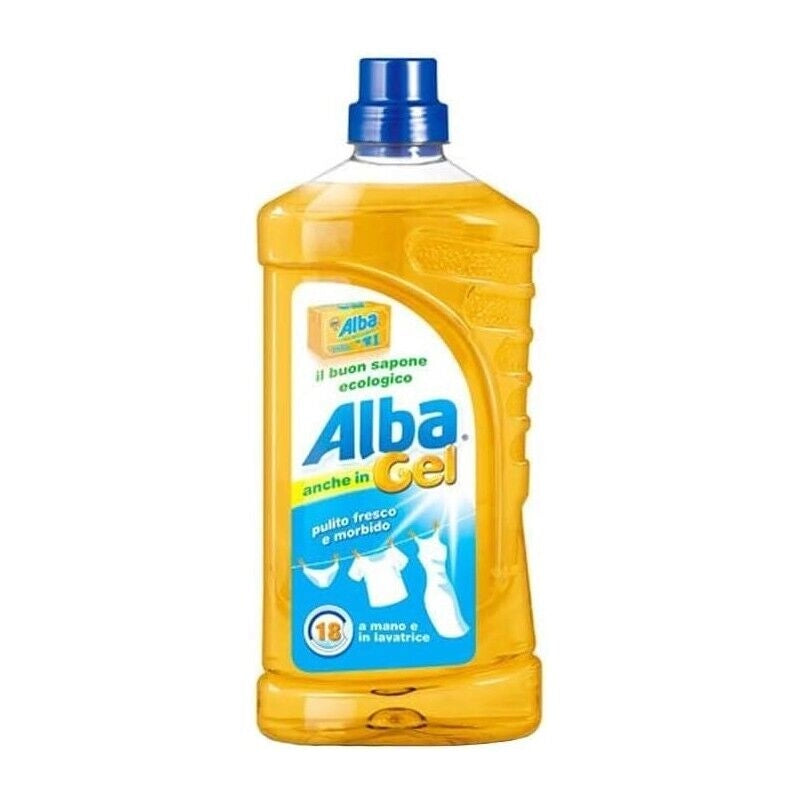 SET 3 ALBA GEL SAPONE ECOLOGICO PER BUCATO IN FORMATO DA 1LT 18 LAVAGGI
