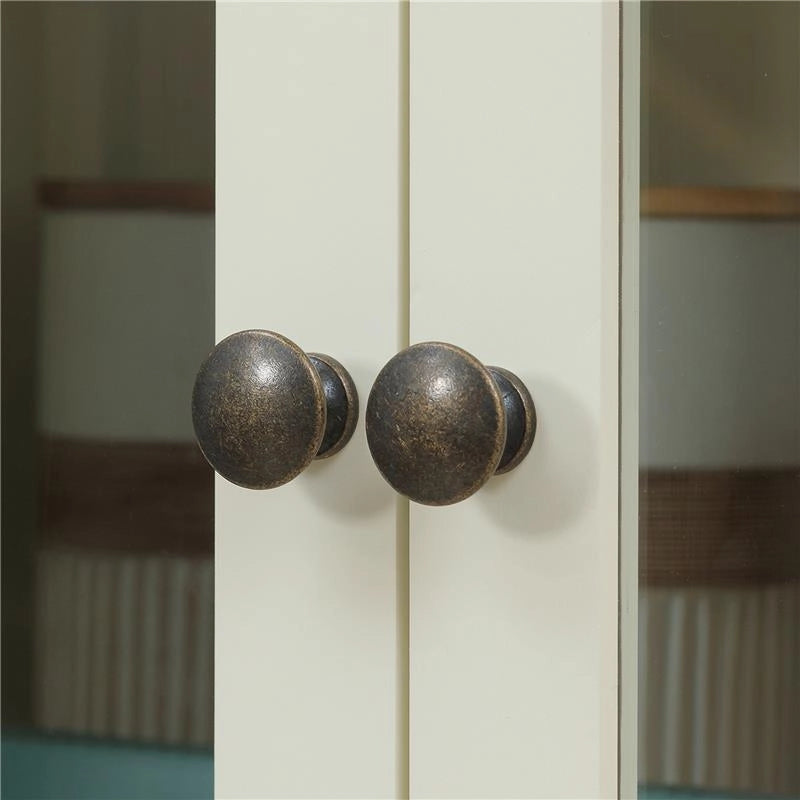 MOBILE DISPENSA A 5 LIVELLI CON CASSETTO CENTRALE IN MDF E TRUCIOLATO 76X40X182.5 CM BIANCO CREMA