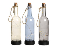 BOTTIGLIA CON MICROLED SOLARI