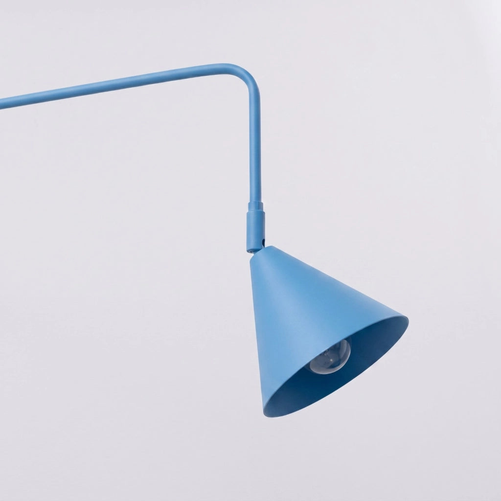 Applique NOX 1 azzurro con interruttore