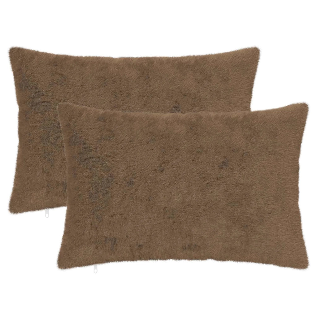 Federa 2 pz HEERLEN Marrone Chiaro 50 x 80 cm 912167