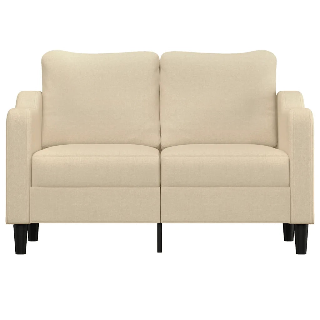 Divano a 2 Posti Crema 120 cm in Tessutocod mxl 85397