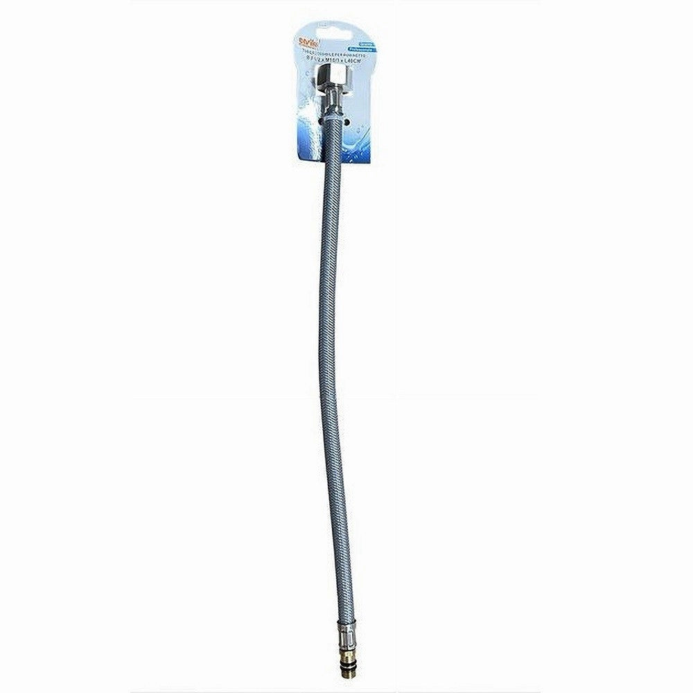 Trade Shop - Tubo Flessibile Flessibili Rubinetto Miscelatore Acqua 40 Cm F1/2 X M10/1 87369 -