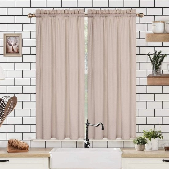 Gordini Corti con Struttura a Boccioli e Proprietà Idrorepellenti per Piccole Finestre in Bagno o Cucina