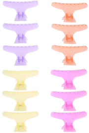 Accessori per capelli 12 pezzi - Disegno farfalla - Antiscivolo - Accessori per capelli - Pinze per capelli - Materiale duraturo