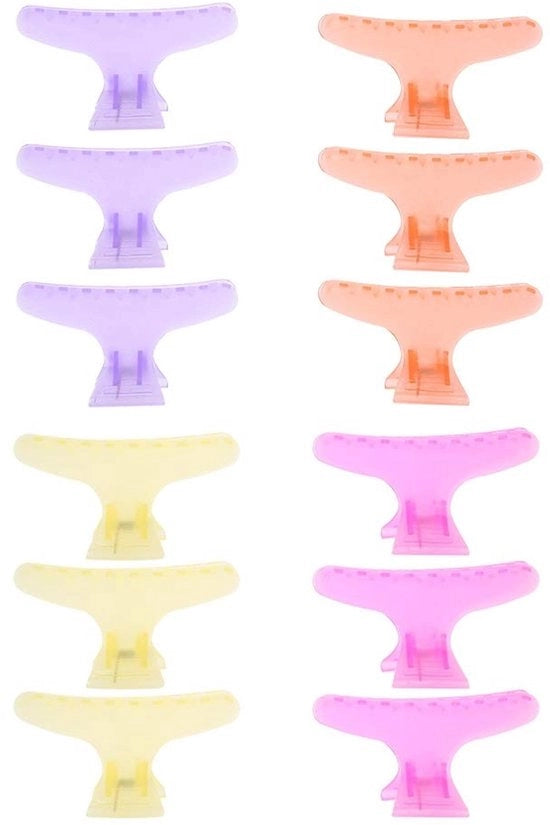 Accessori per capelli 12 pezzi - Disegno farfalla - Antiscivolo - Accessori per capelli - Pinze per capelli - Materiale duraturo