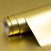 Rullo di Avvolgimento in Oro Matte 43cm x 12m Carta da Regalo a Colori Solido per Festa di Compleanno, Matrimonio, San Valentino e Feste di Compleanno