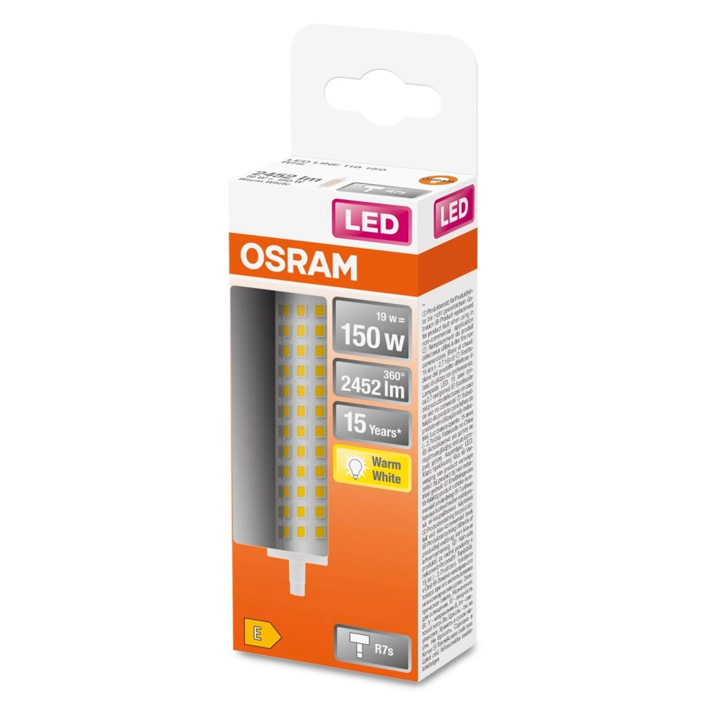Osram LINE lampada LED Bianco caldo 2700 K 17,5 W R7s E