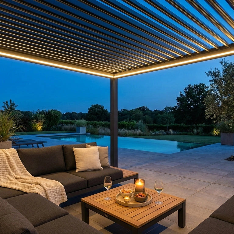 Pergola Bioclimatica motorizzata smart in alluminio - TONY PRO