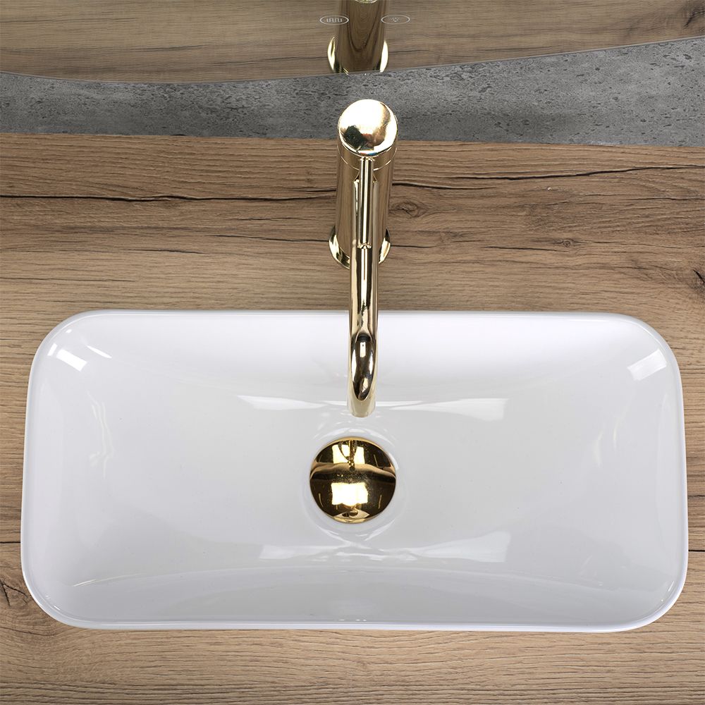 Lavabo Da Appoggio In Ceramica Rea Maria