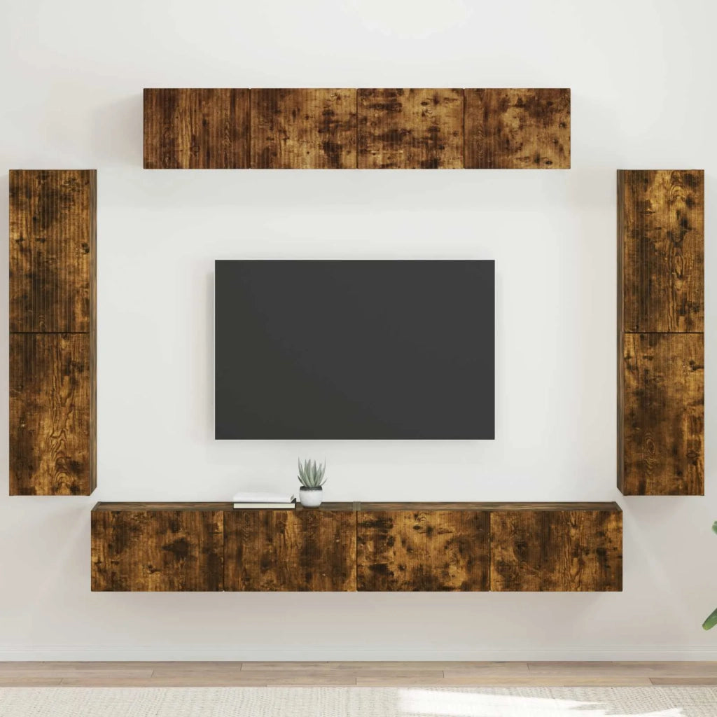 Mobile TV 8 pcs Rovere fumé