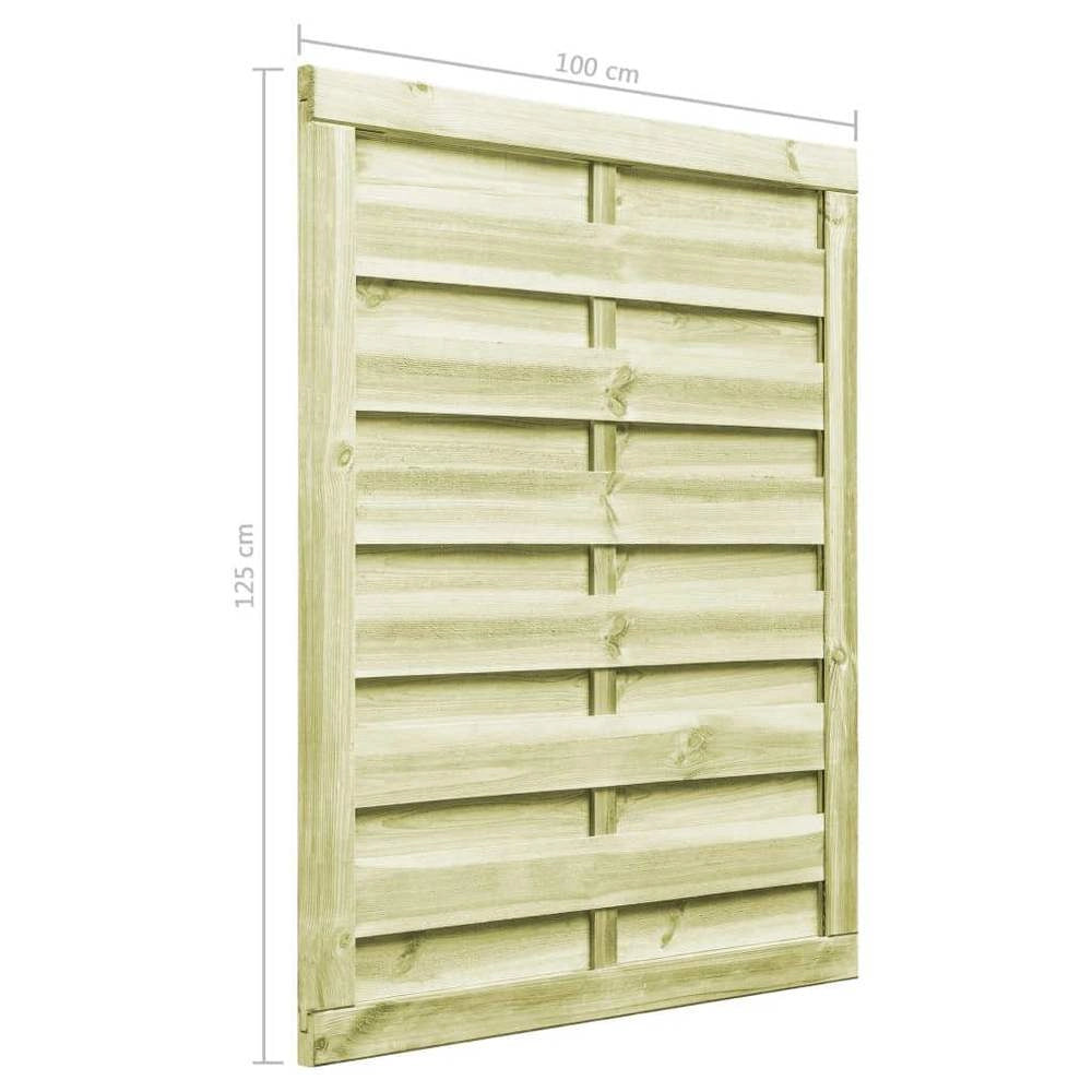 Garden Gate, Pine Wood, Impregnated, 100x125 Cm, Green
