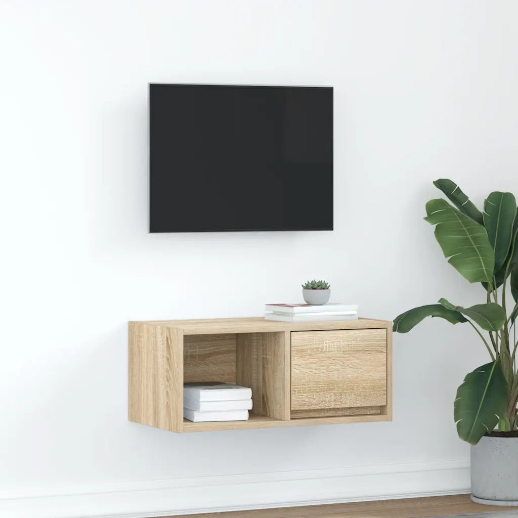 Mobile Porta TV Rovere Sonoma 60x31x25,5 cm Legno Multistrato 861440